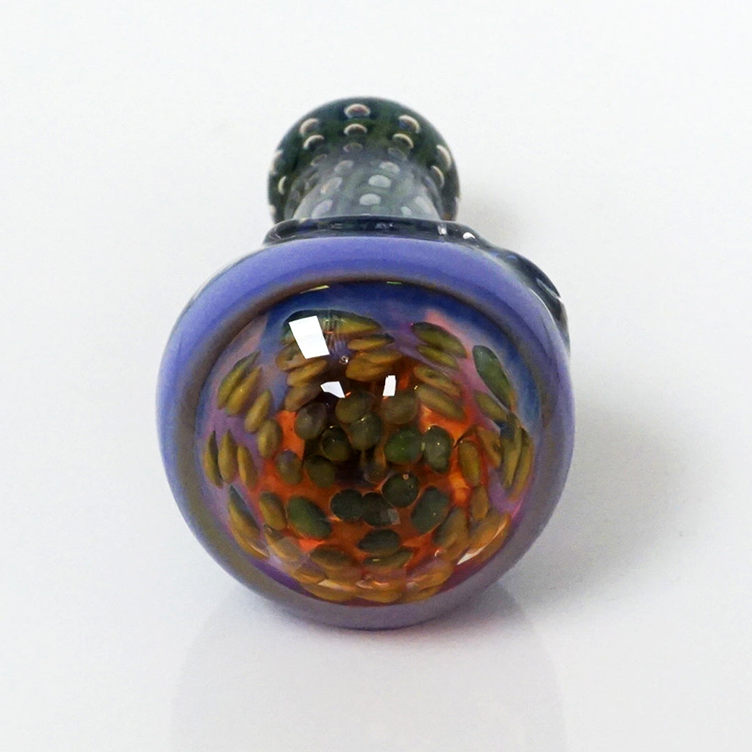 4.5" Fumed Honeycomb Pipe - Purple