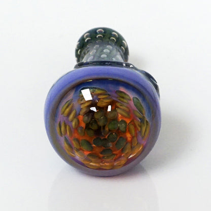 4.5" Fumed Honeycomb Pipe - Purple