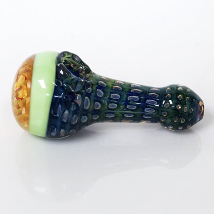 4.5" Fumed Honeycomb Pipe - Slime