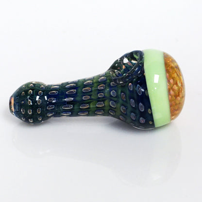 4.5" Fumed Honeycomb Pipe - Slime