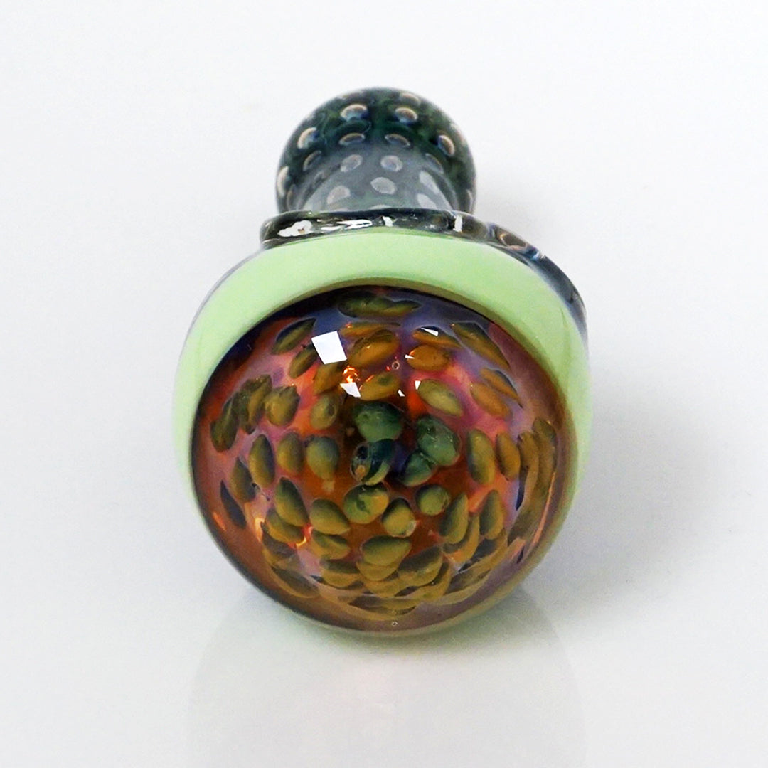 4.5" Fumed Honeycomb Pipe - Slime