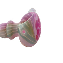 Load image into Gallery viewer, 4.5&quot; Rowland Rainbow Cap Pipe w/ Opal Marble
