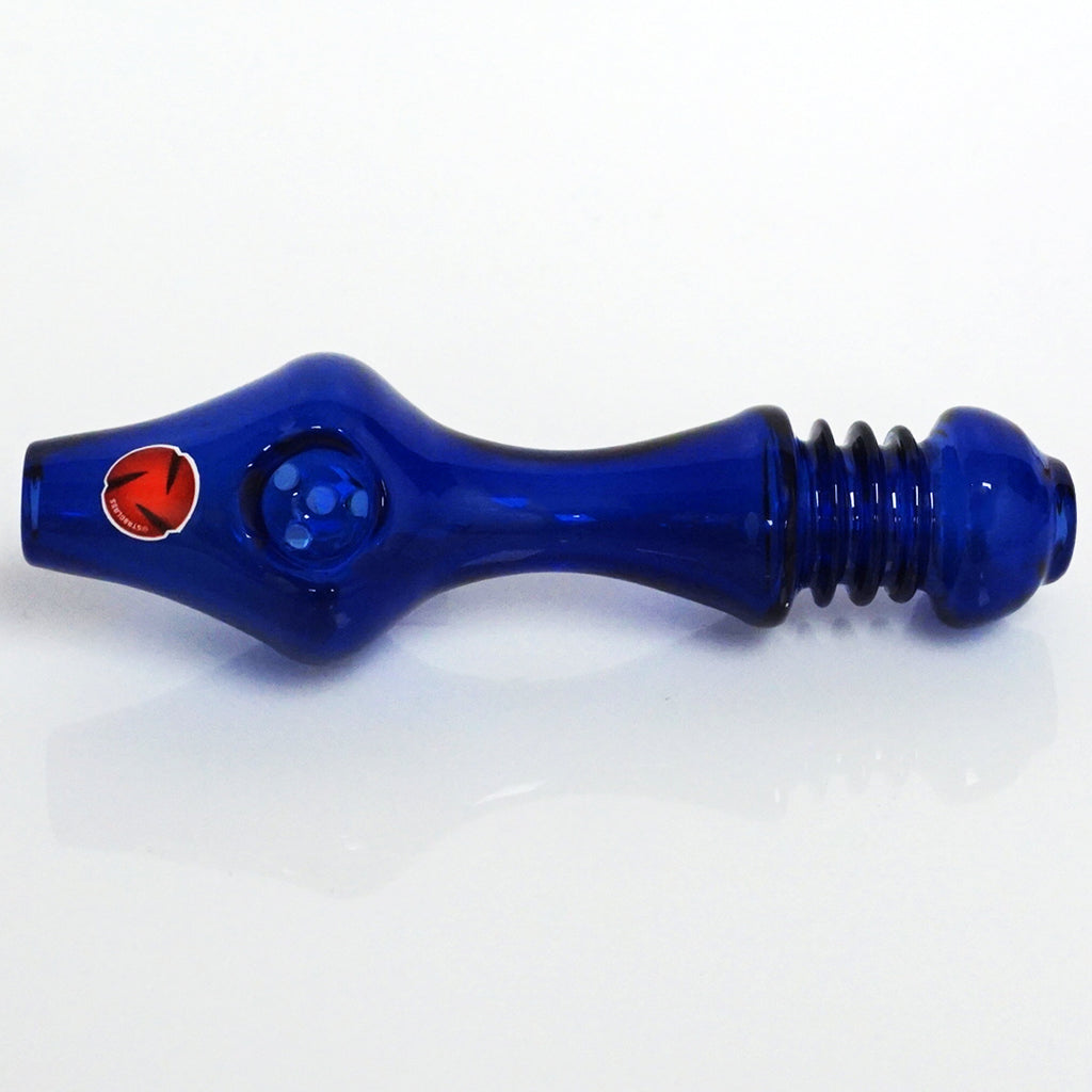 4.5" Str8 Glass Steamroller - Blue