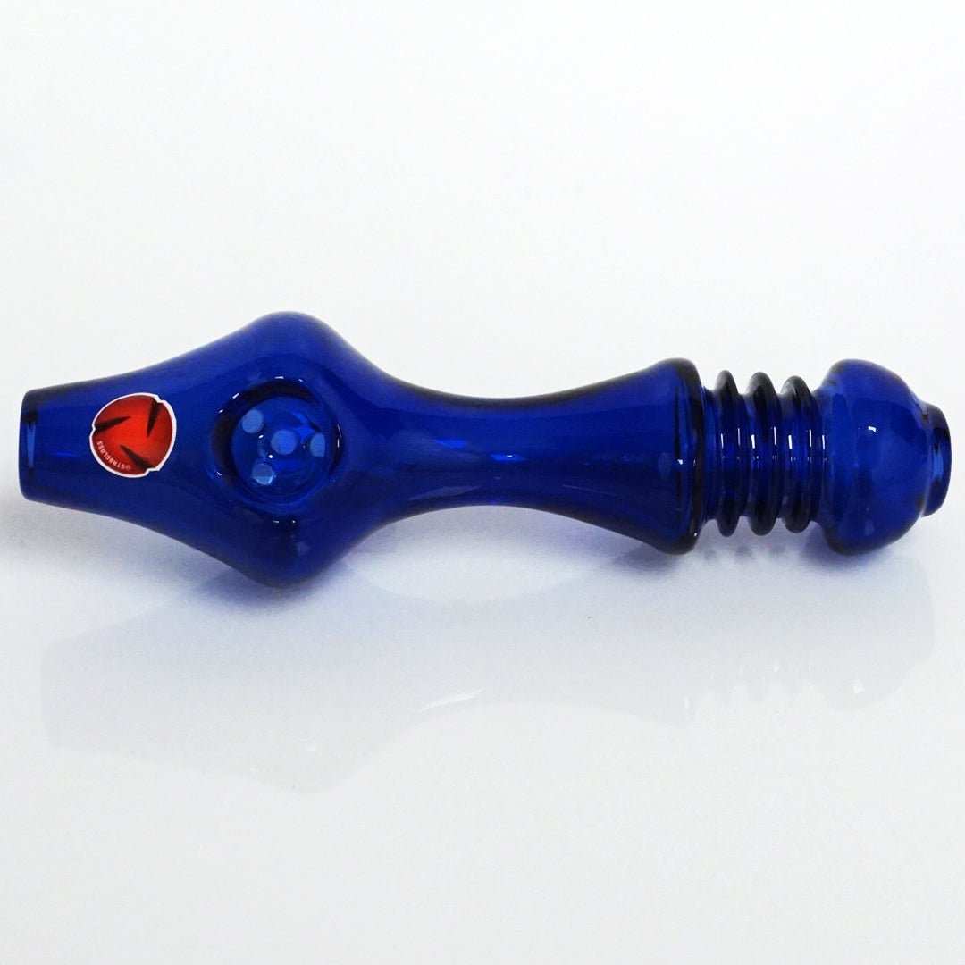 4.5" Str8 Glass Steamroller - Blue