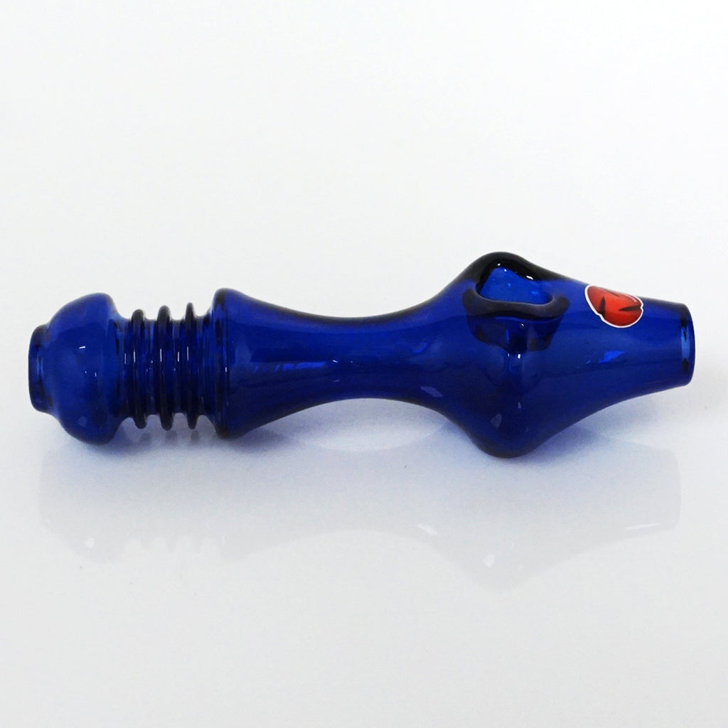 4.5" Str8 Glass Steamroller - Blue