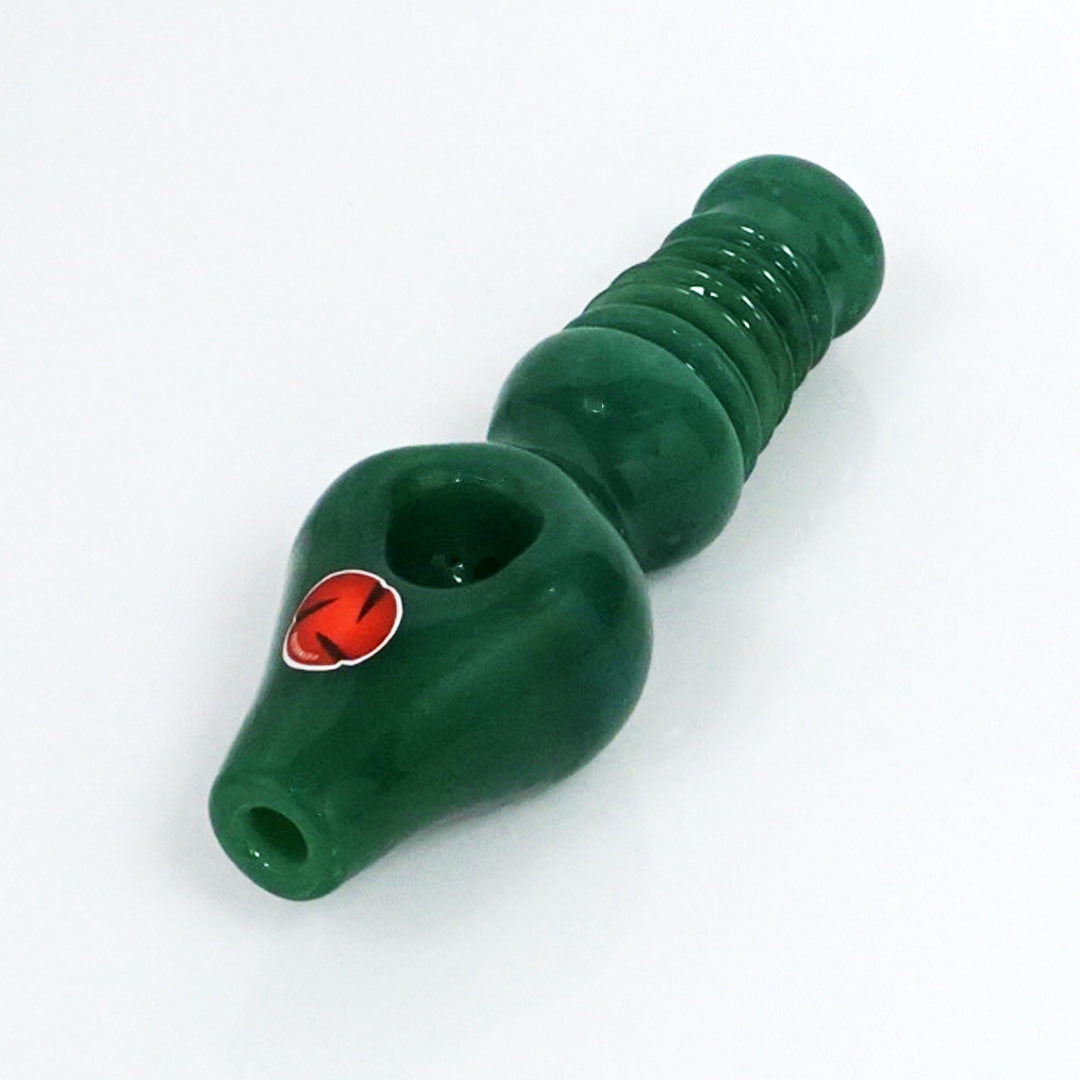 4.5" Str8 Glass Steamroller - Dark Green