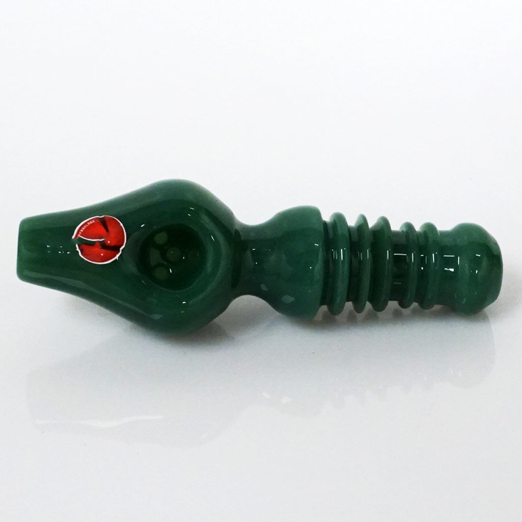 4.5" Str8 Glass Steamroller - Dark Green