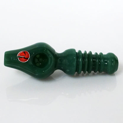 4.5" Str8 Glass Steamroller - Dark Green