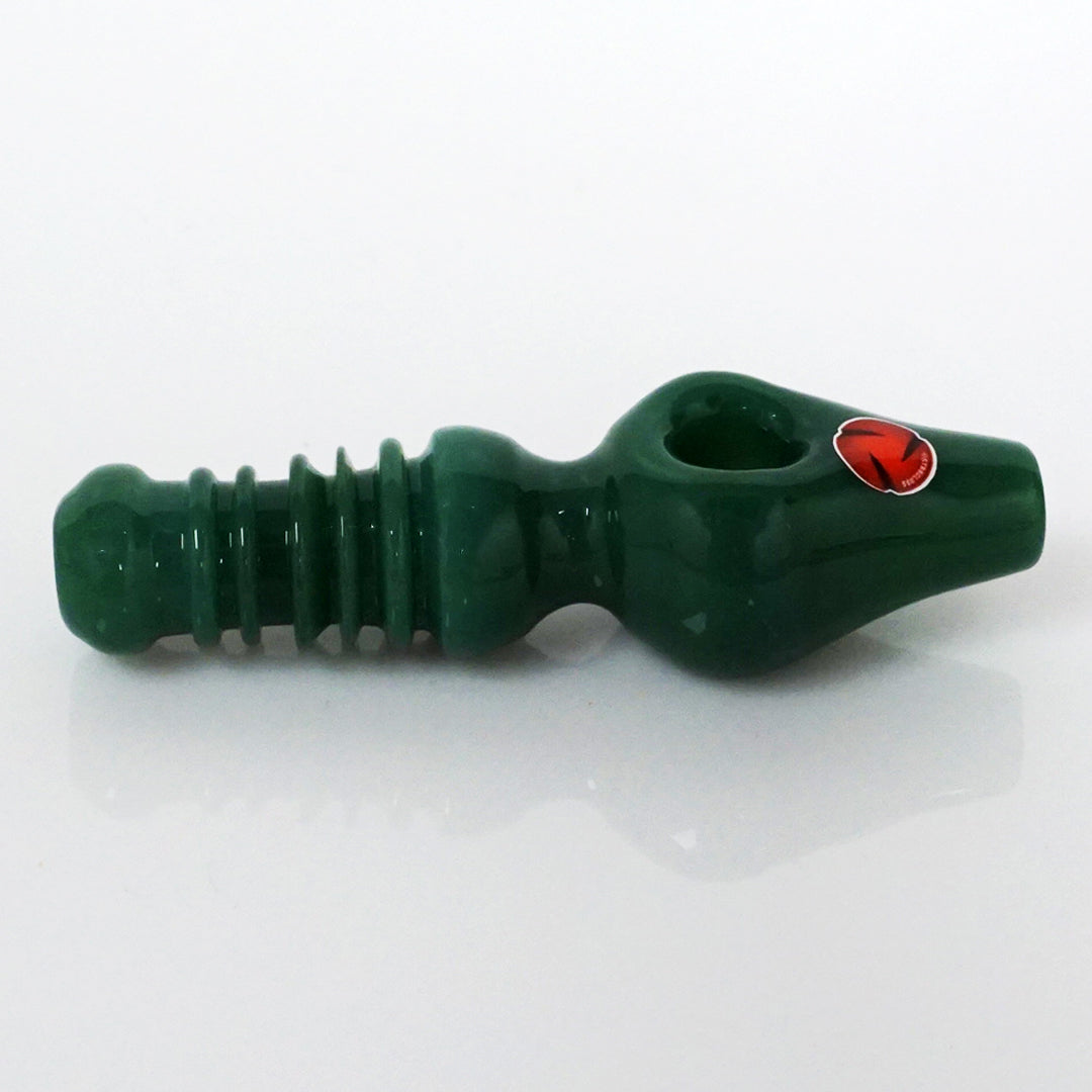 4.5" Str8 Glass Steamroller - Dark Green