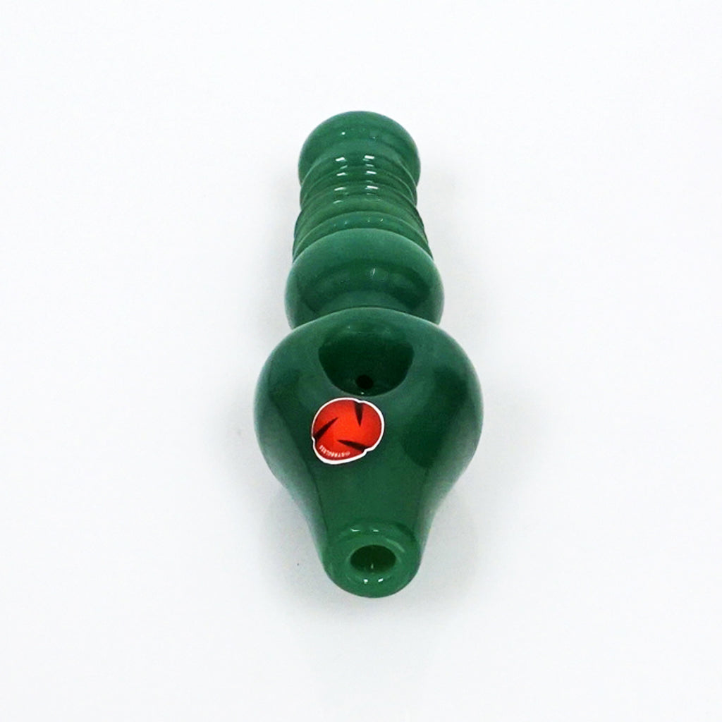 4.5" Str8 Glass Steamroller - Dark Green