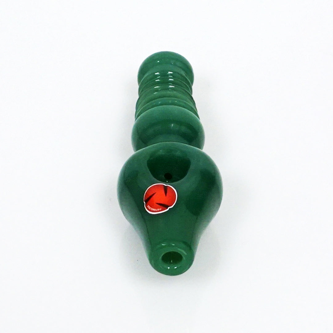 4.5" Str8 Glass Steamroller - Dark Green