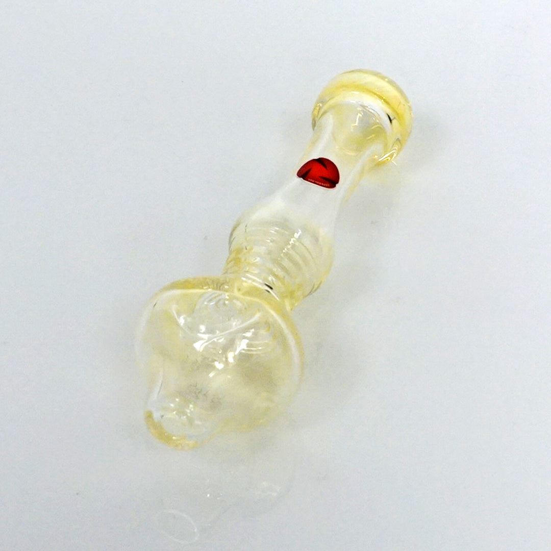 4.5" Str8 Glass Steamroller - Gold Fume