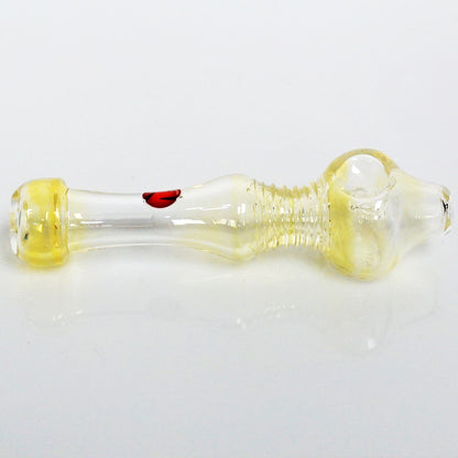 4.5" Str8 Glass Steamroller - Gold Fume
