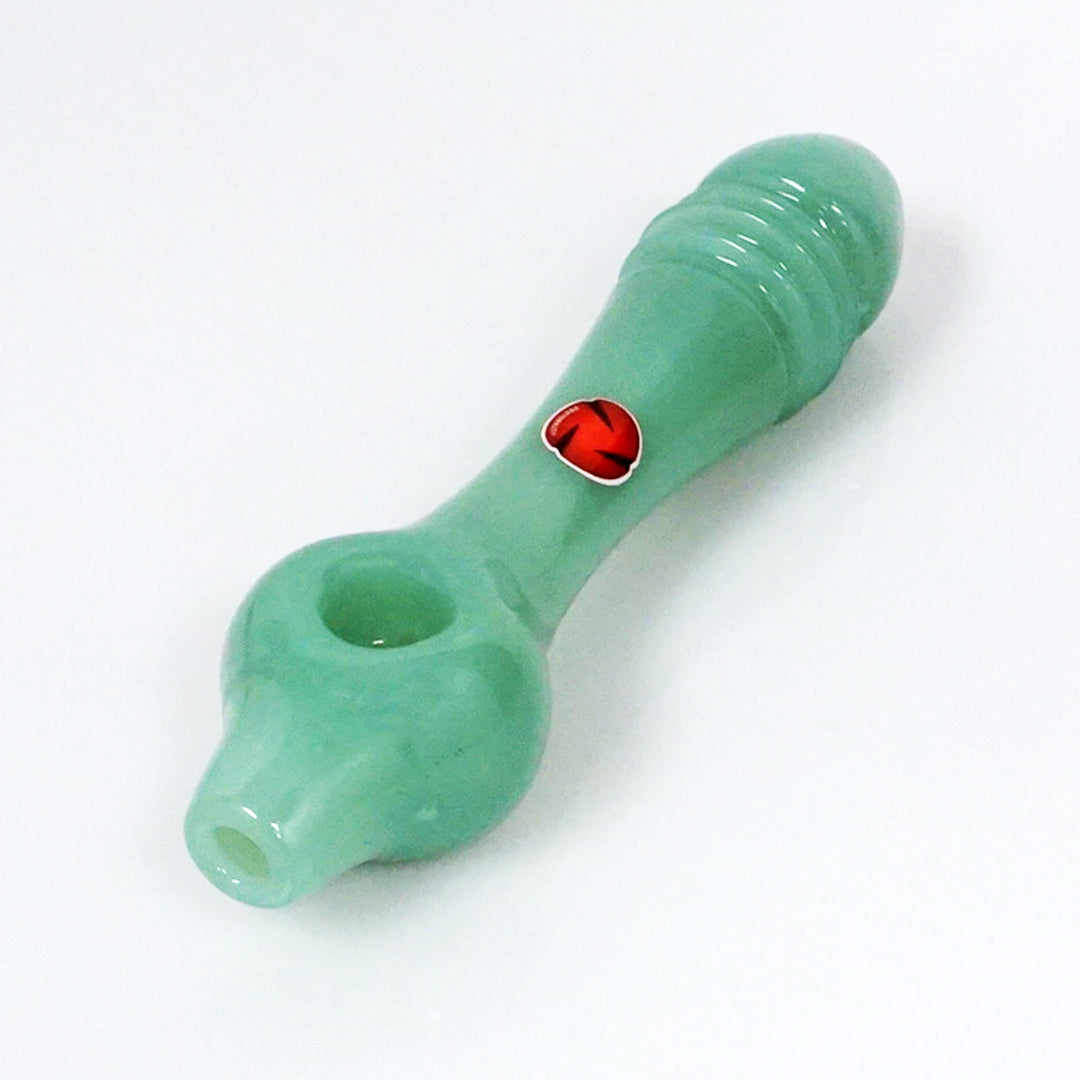 4.5" Str8 Glass Steamroller - Green