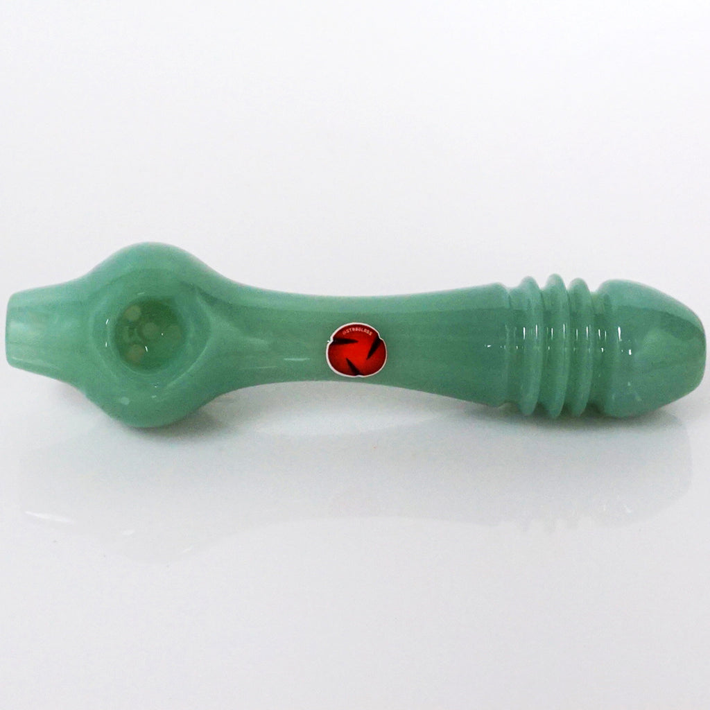 4.5" Str8 Glass Steamroller - Green