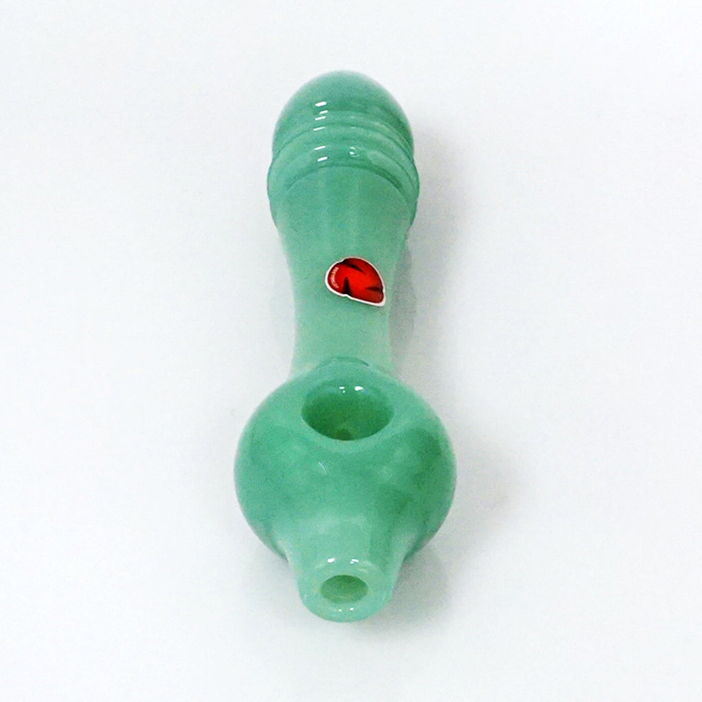4.5" Str8 Glass Steamroller - Green