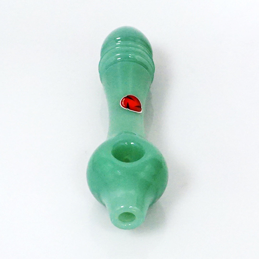 4.5" Str8 Glass Steamroller - Green