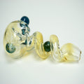 4.5" Trapped Marble Fumed Pipe