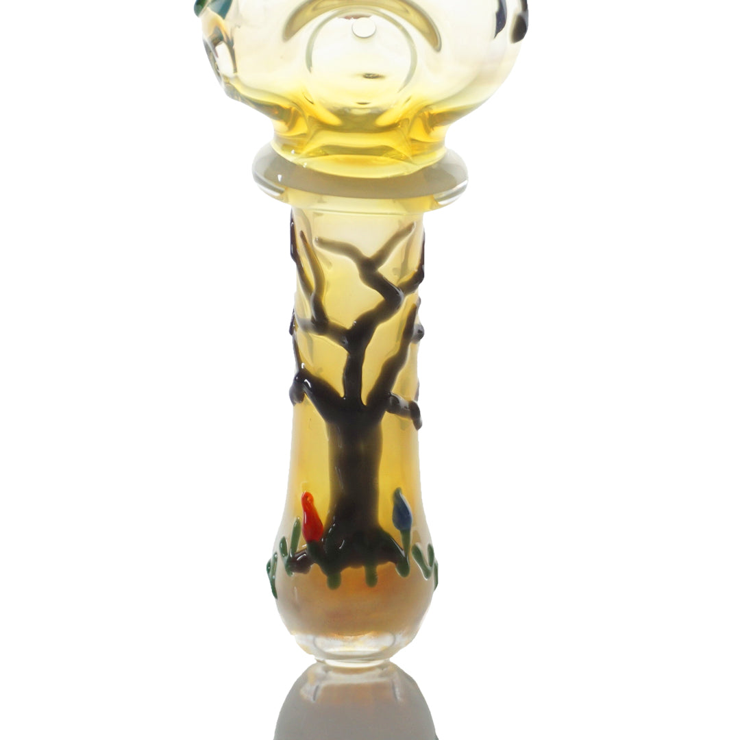 4.5" Tree & Flowers Pipe