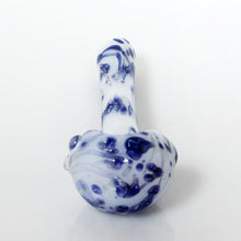 Load image into Gallery viewer, 4.75&quot; 3 Hole Color Splatter Pipe - Blue
