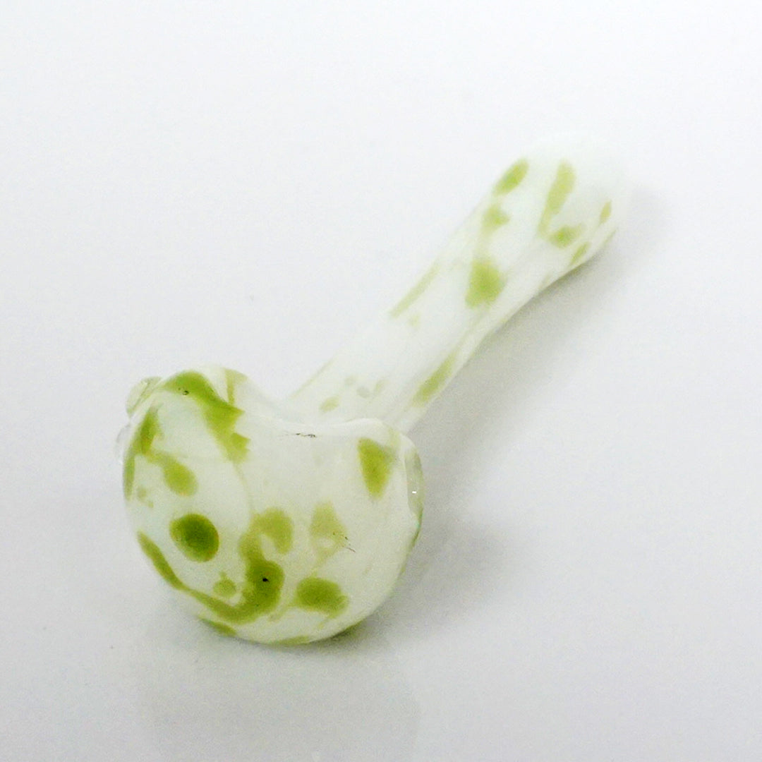 4.75" 3 Hole Color Splatter Pipe - Slime