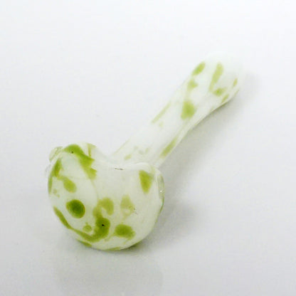 4.75" 3 Hole Color Splatter Pipe - Slime
