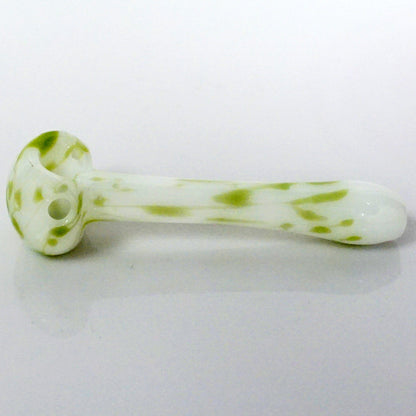 4.75" 3 Hole Color Splatter Pipe - Slime