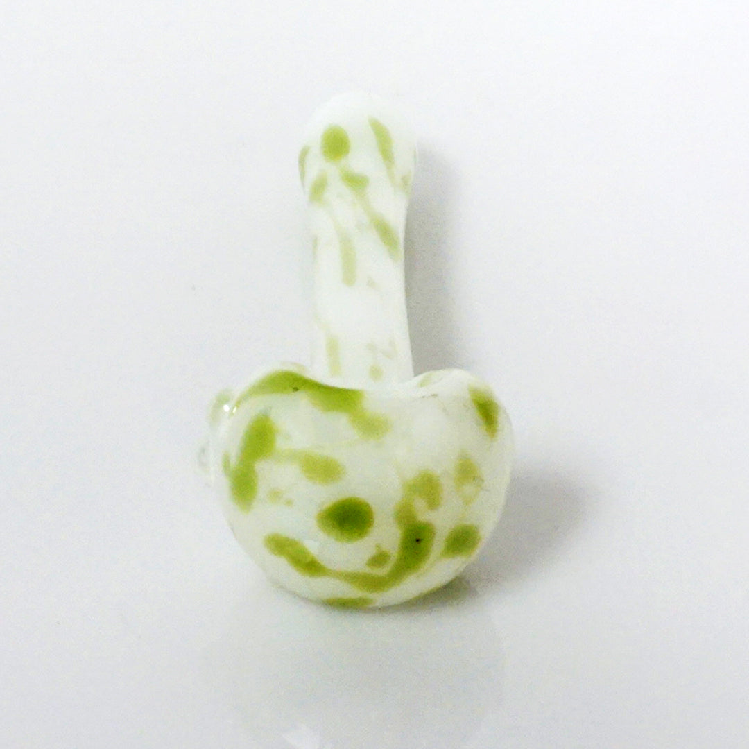 4.75" 3 Hole Color Splatter Pipe - Slime