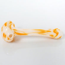 Load image into Gallery viewer, 4.75&quot; 3 Hole Color Splatter Pipe - Orange
