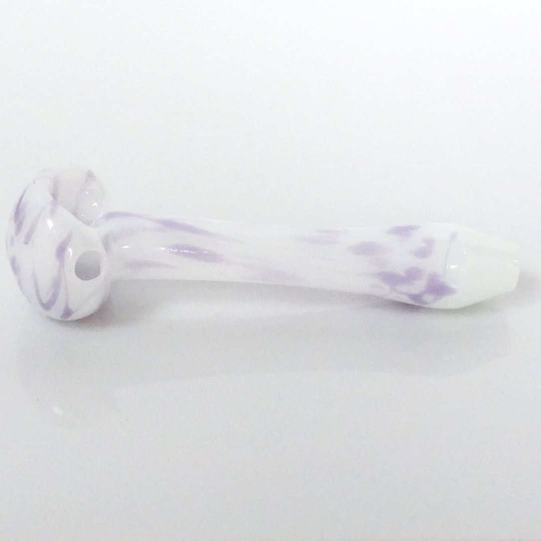 4.75" 3 Hole Color Splatter Pipe - Purple