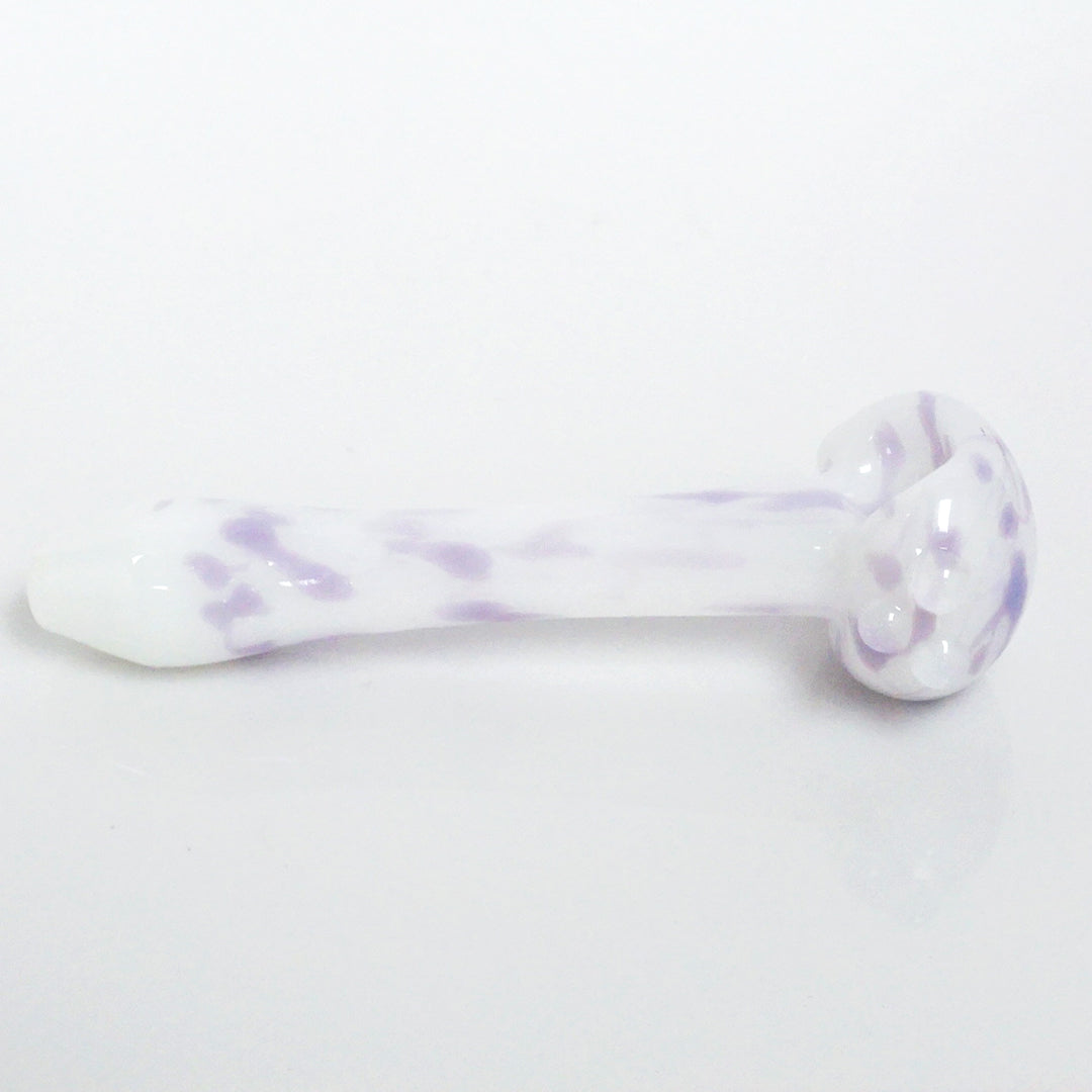 4.75" 3 Hole Color Splatter Pipe - Purple