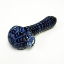 Load image into Gallery viewer, 4.75&quot; Milky Wrap &amp; Rake Pipe - Blue
