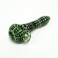 4.75" Milky Wrap & Rake Pipe - Green