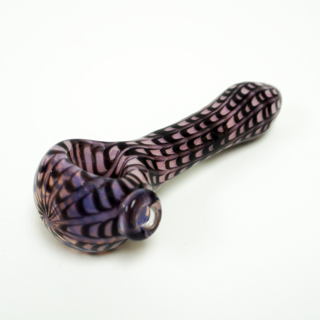 4.75" Milky Wrap & Rake Pipe - Pink