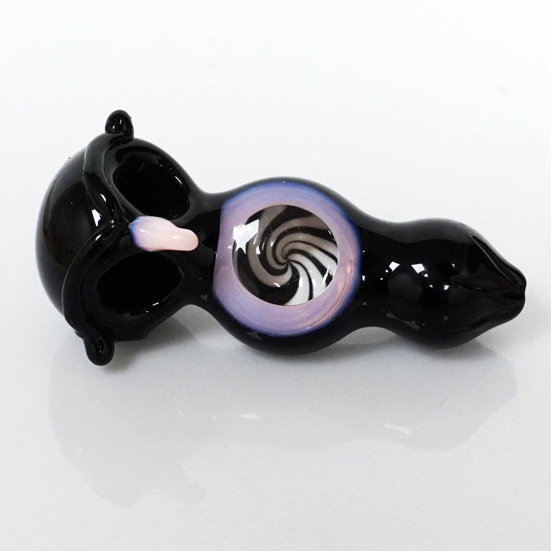 4.75" See-Through Owl Double Bowl Pipe - Pink