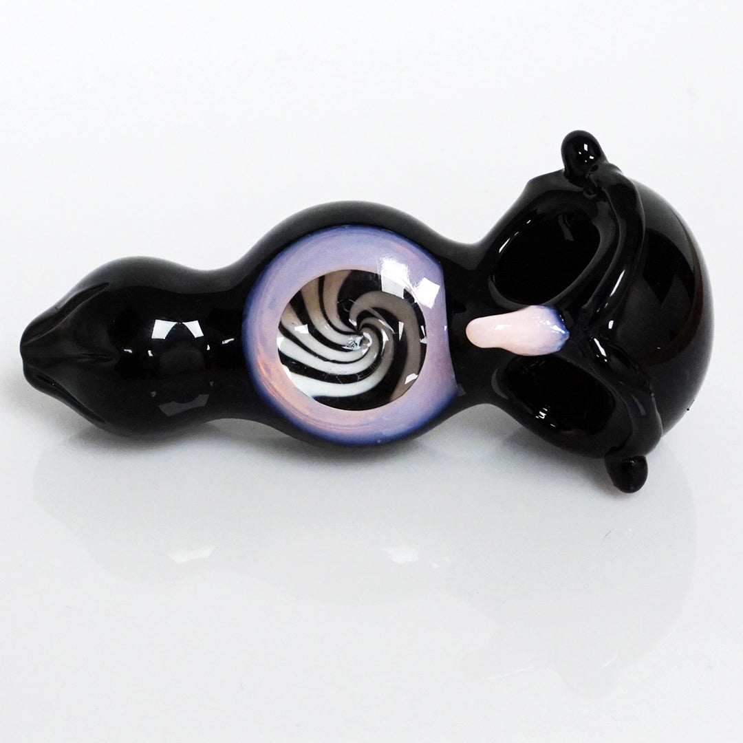 4.75" See-Through Owl Double Bowl Pipe - Pink