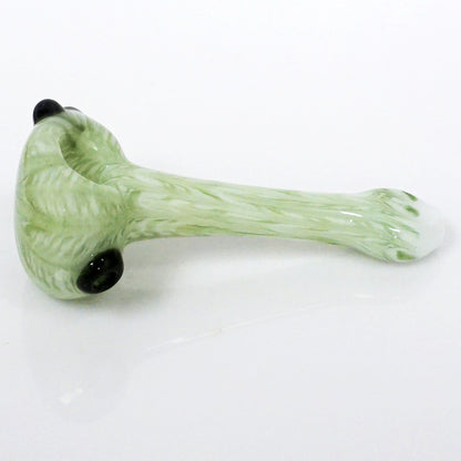 4.75" White Wrap & Rake Pipe - Green