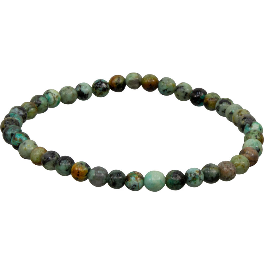 4mm African Turquoise Bracelet
