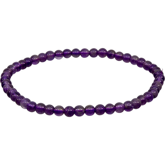 4mm Amethyst Bracelet