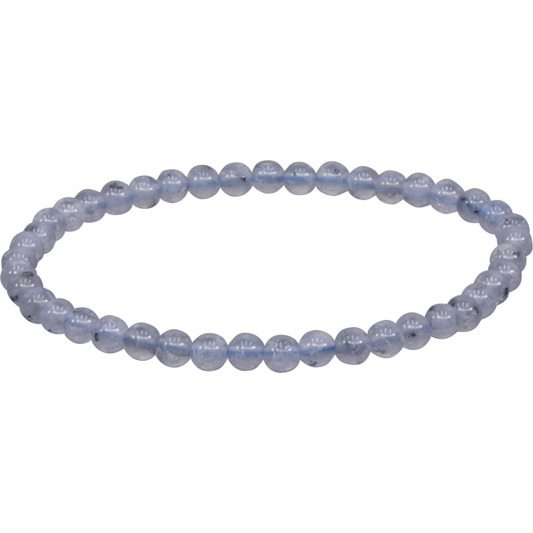 *4mm Blue Lace Agate Bracelet