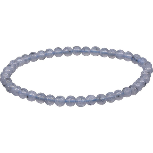 4mm Blue Lace Agate Bracelet