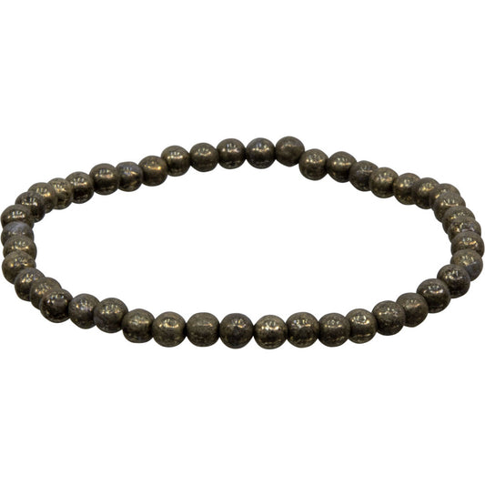 4mm Pyrite Bracelet