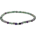 4mm Rainbow Fluorite Bracelet