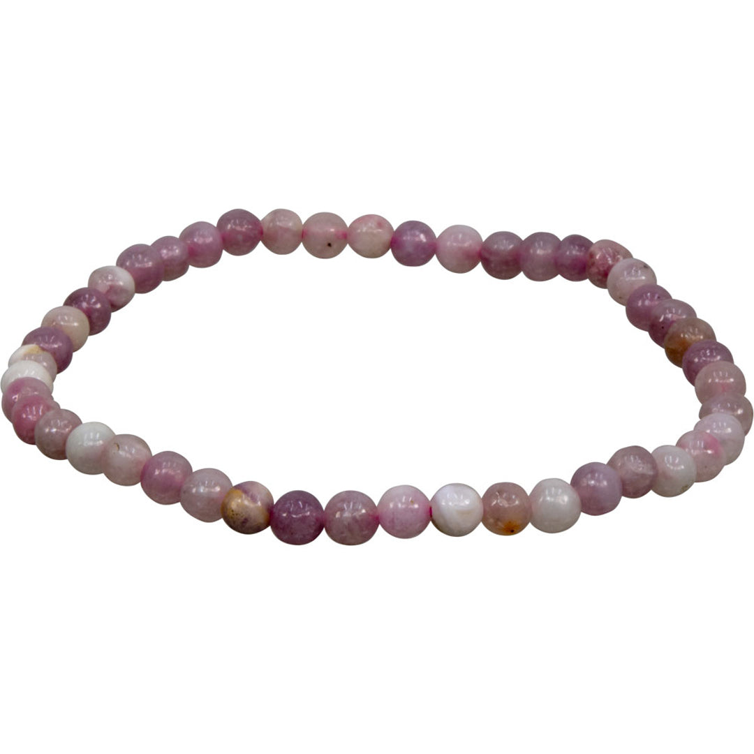 4mm Ruby Jade Bracelet