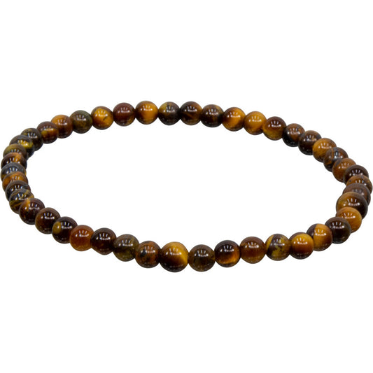 4mm Tiger Eye Bracelet