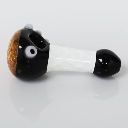 5" Black & White Honeycomb Pipe
