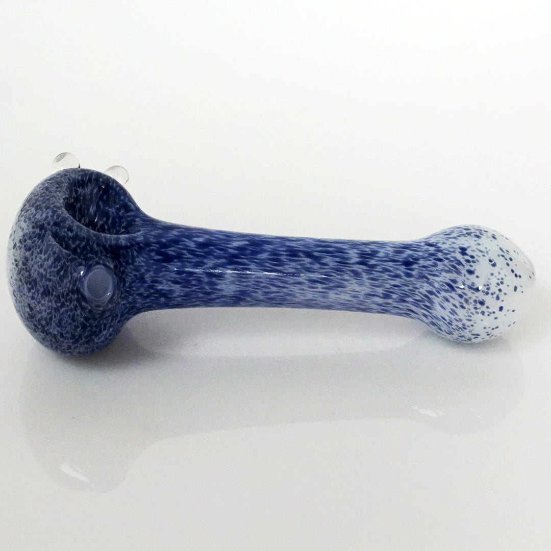 5" Blazin' Glass Frit Pipe - Blue