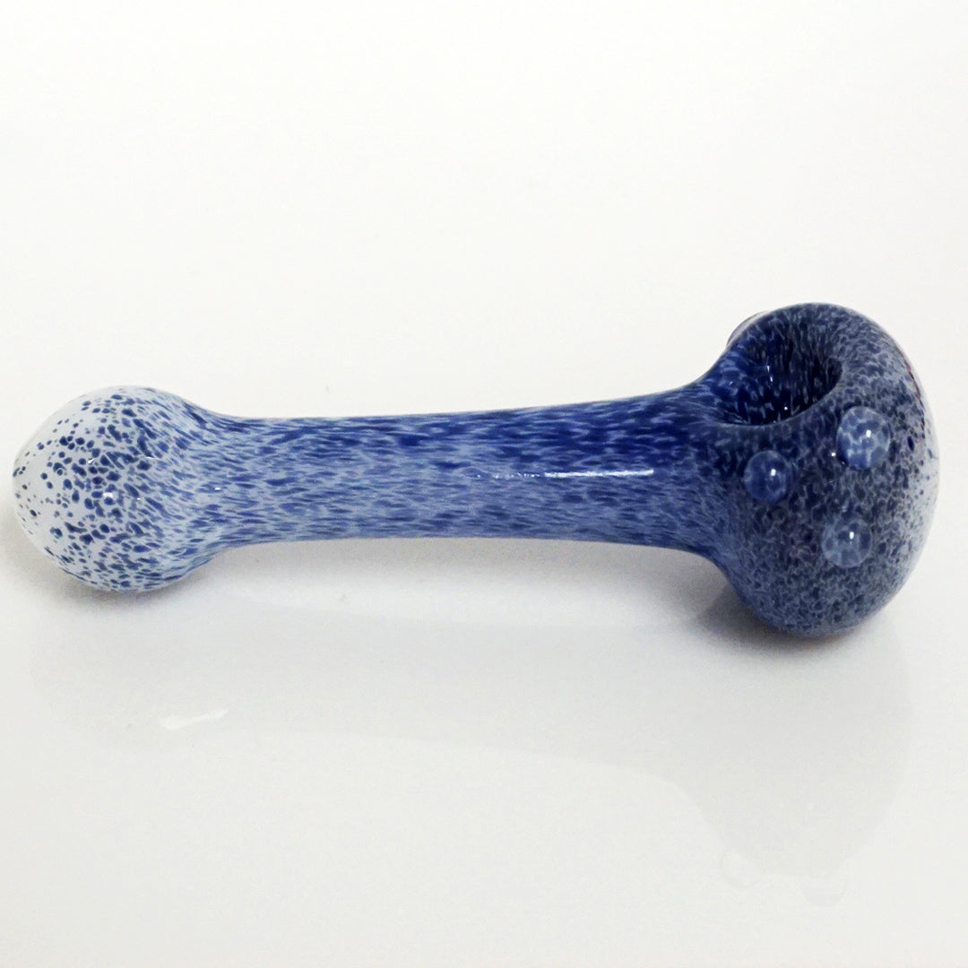 5" Blazin' Glass Frit Pipe - Blue