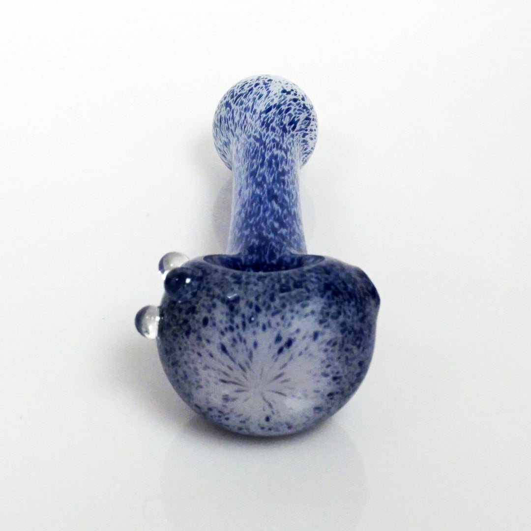 5" Blazin' Glass Frit Pipe - Blue