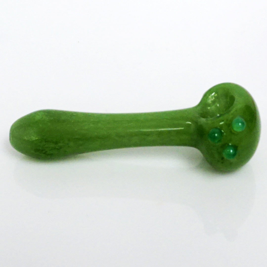 5" Blazin' Glass Frit Pipe - Green